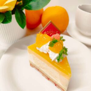オレンジとチーズのケーキ